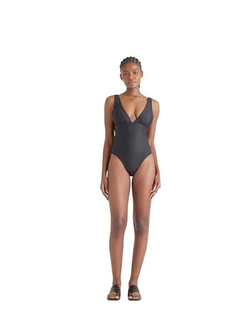 Quince Black One-Piece Swimsuit